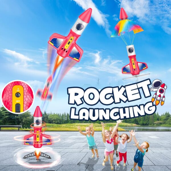 $11.99 for Electric Rocket Launcher Toys for Kids Clip the Extra 10% off - Image 2