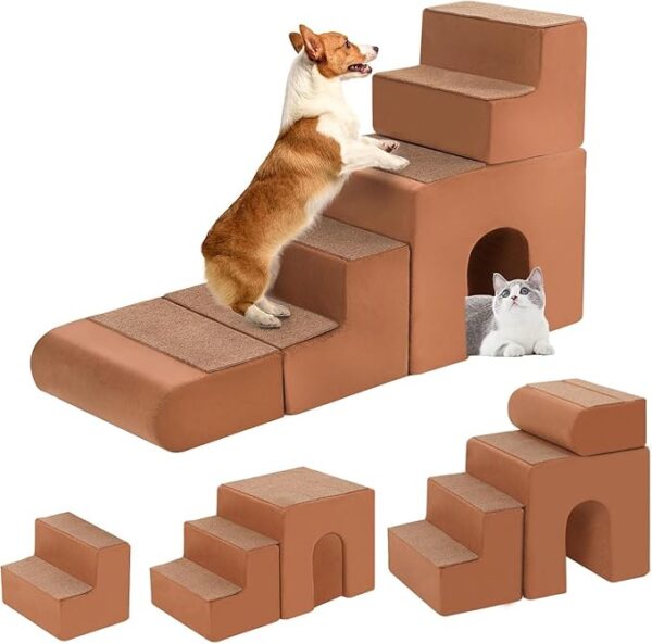 Limited Time deal 50% OFF Dog Stairs for Small Dogs