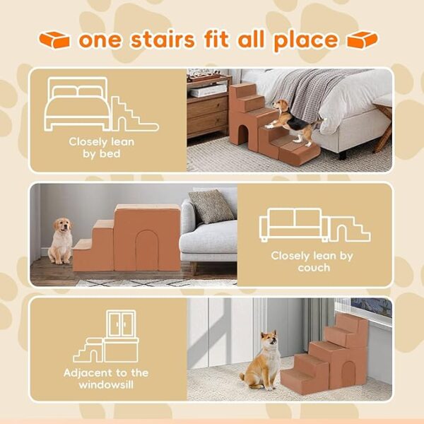 Limited Time deal 50% OFF Dog Stairs for Small Dogs - Image 3