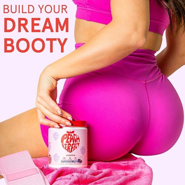 Limited Time deal 15% OFF Creatine Monohydrate Powder, Pink Lemonade, Glute Builder Creatine for Women - Image 2