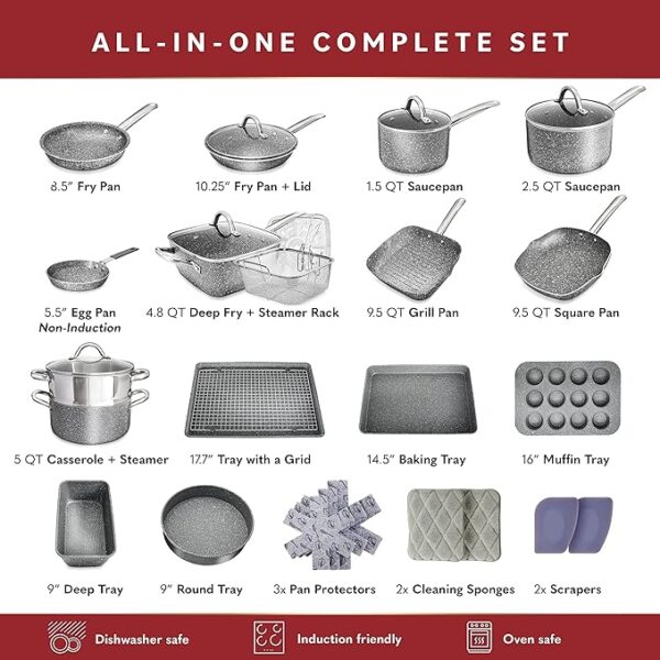 Limited Time deal 15% OFF Compatible Kitchen Cookware Sets - Image 2