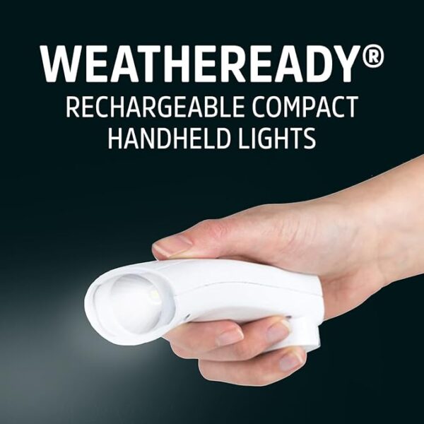 Limited Time deal 24% OFF Energizer Weatheready Rechargeable Compact Handheld Light, Plug - Image 3