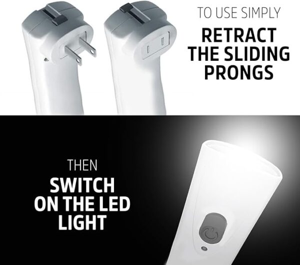 Limited Time deal 24% OFF Energizer Weatheready Rechargeable Compact Handheld Light, Plug - Image 2