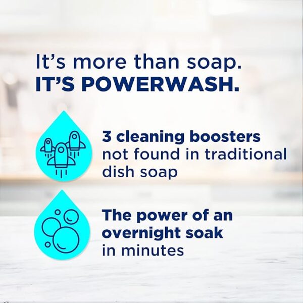 Limited Time deal 30% OFF Dawn Platinum Powerwash Dish Spray, Dish Soap Liquid, Fresh - Image 3