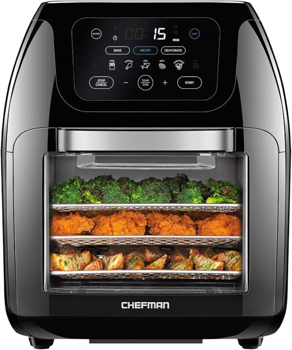 Limited Time deal 36% OFF CHEFMAN Multifunctional Digital Air Fryer+ Rotisserie,