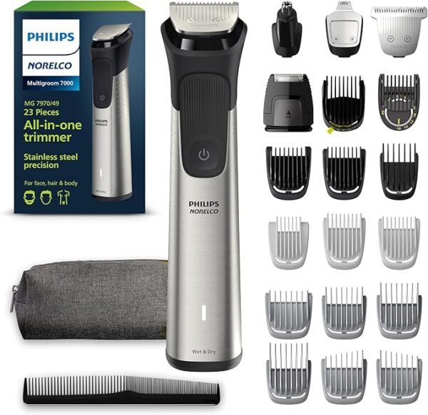 Limited Time deal 20% OFF Philips Norelco Multigroom 7000 Series, All-in-One Trimmer,