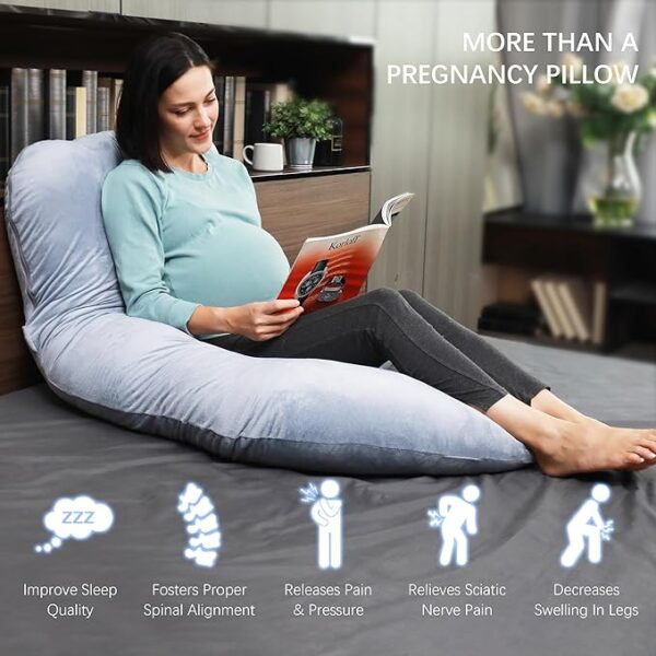 Limited Time deal 29% OFF MOON PARK Pregnancy Pillows for Sleeping - U Shaped Full Body
