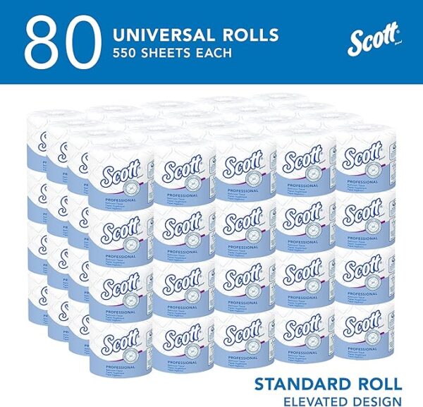 Limited Time deal 27% OFF Scott Professional Standard Roll Bulk Toilet Paper (04460), 2-Ply, Elevated - Image 2
